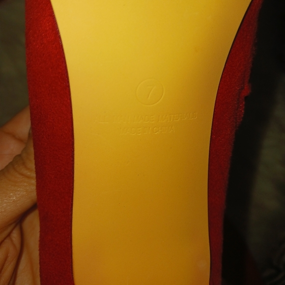 Liliana Gisele 7 Red thigh high boots - Picture 14 of 14